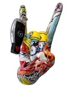 Interior Illusion Plus Interior Illusions Plus Street Art Rock On Hand Wall Mount - 9" tall