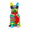 Interior Illusion Plus Interior Illusions Plus Stripe Dog with Black Glasses - 14" tall
