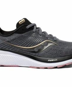 Saucony women Guide 14 Running Shoe in Charcoal Rose